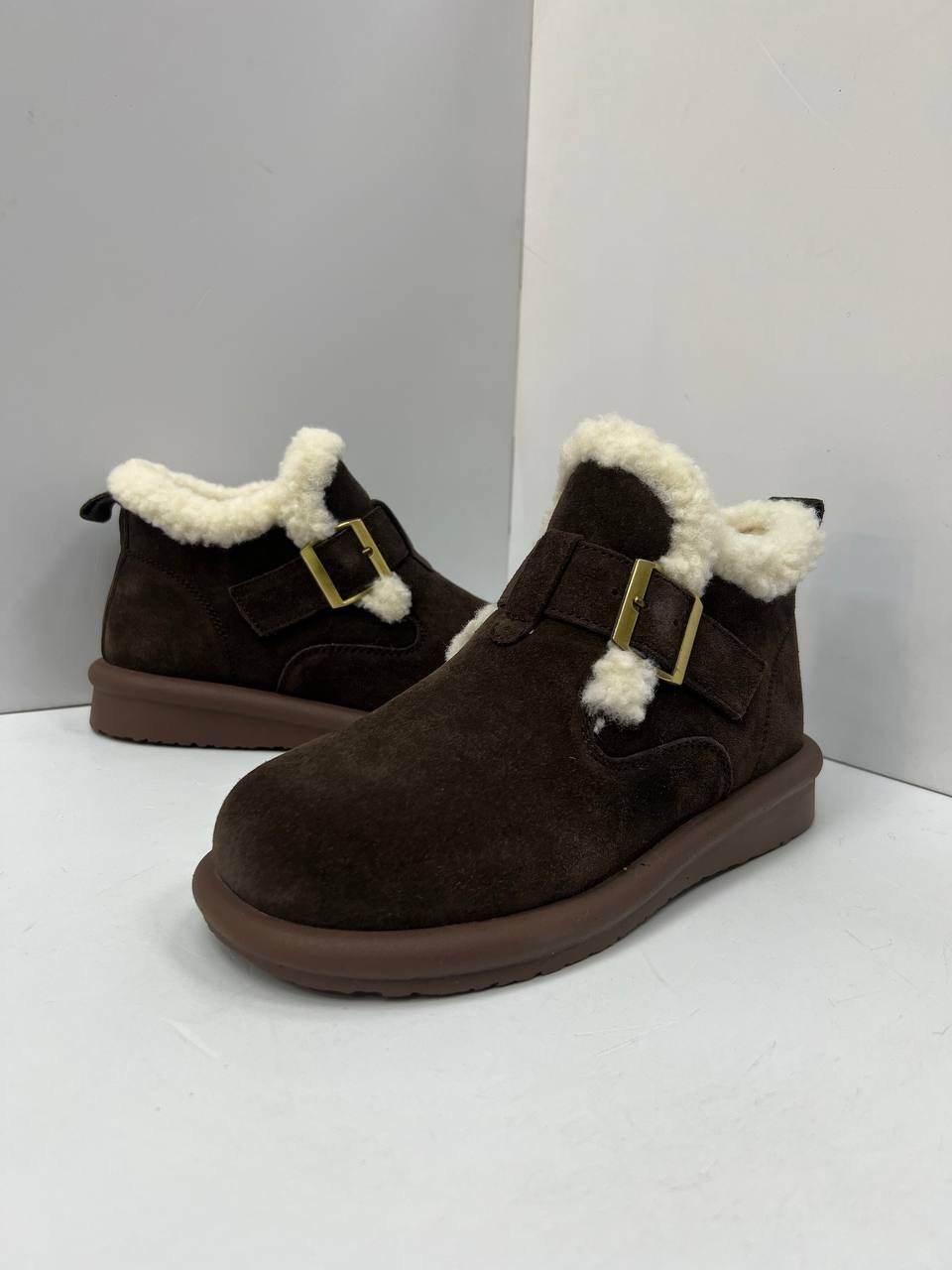 ,угги женские, женская зимняя,зимняя ,замшевые ботинки