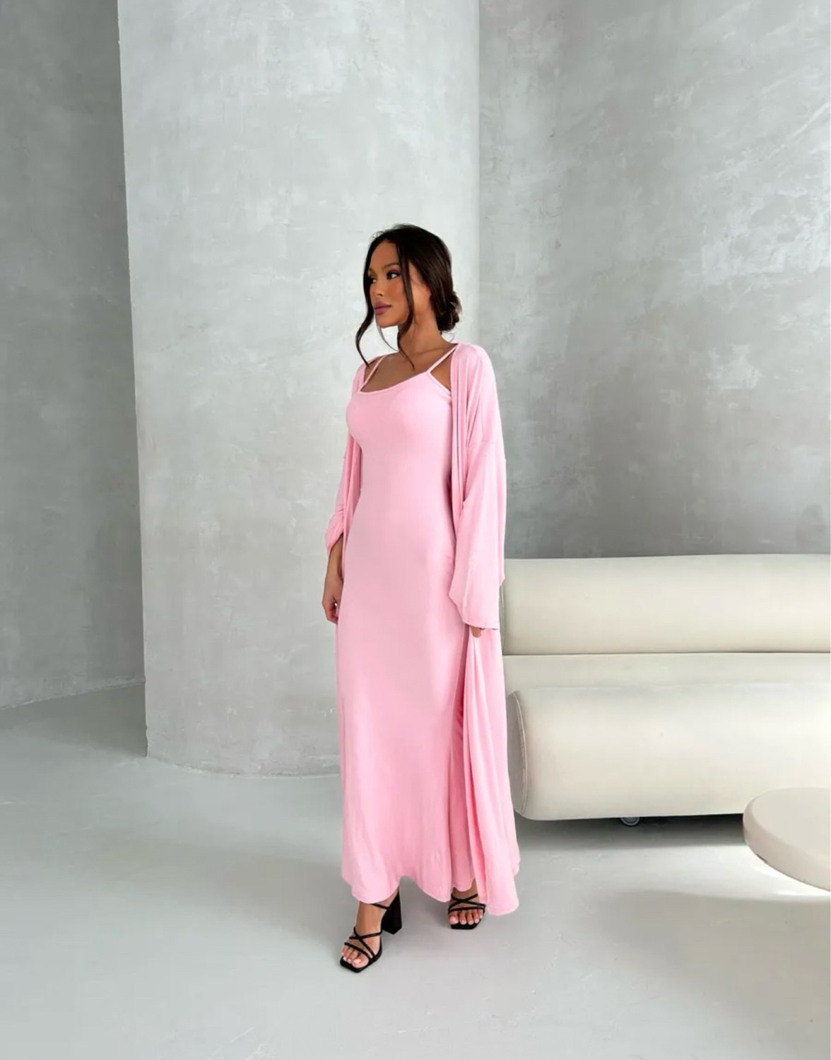 прямое платье,комплект из платья,платье идеальное,базовые платья,платье удлиненное