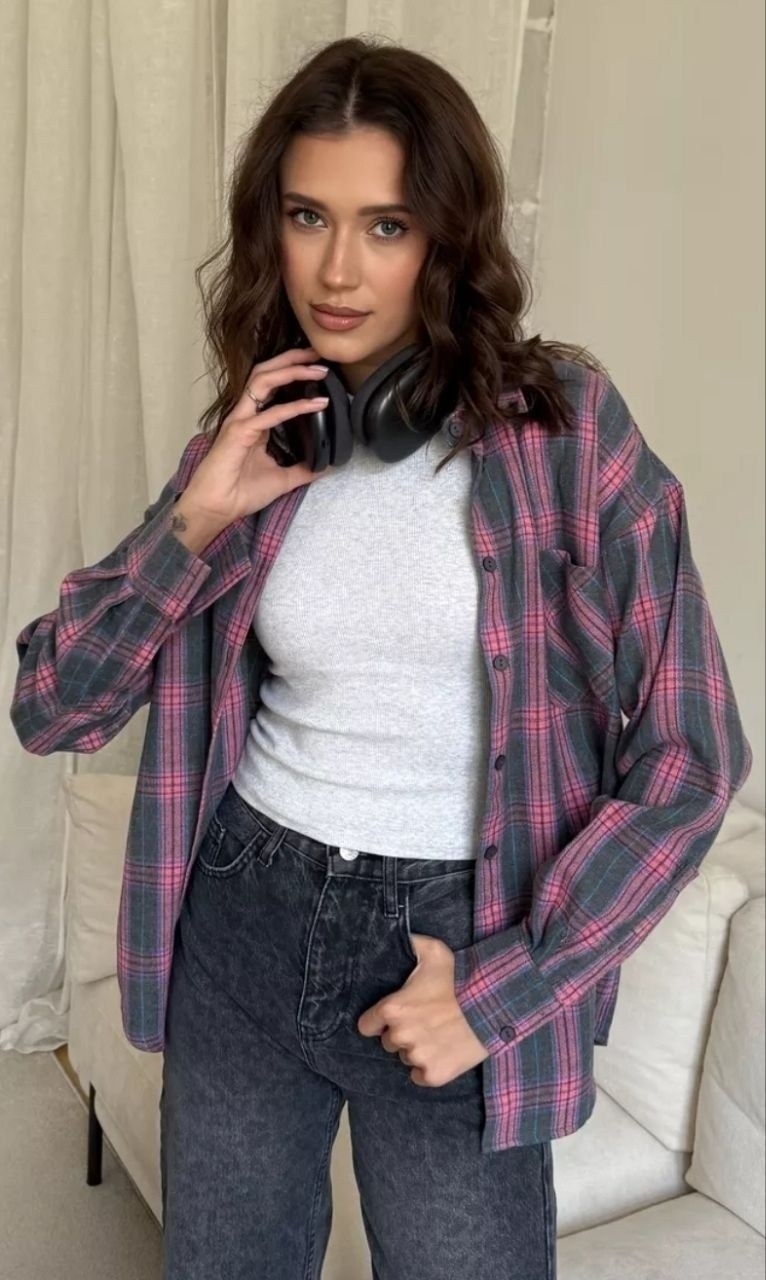 рубашка в клетку женская,рубашка в клетку оверсайз женская,рубашка в клетку,клетчатая женская рубашка,клетчатая рубашка