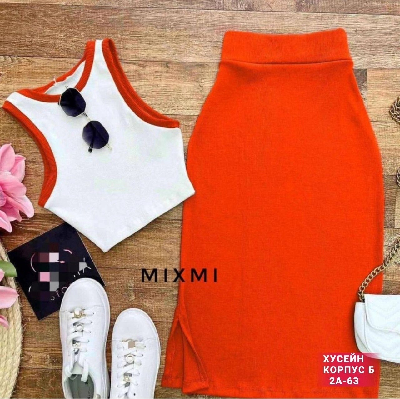 трикотажные костюмы,костюмы женские,топик и юбка,летние костюмы,комплект костюм