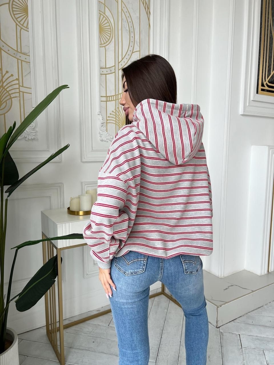 женская кофта,толстовка в стиле,женский свитшот,свитшот в полоску,стильное худи