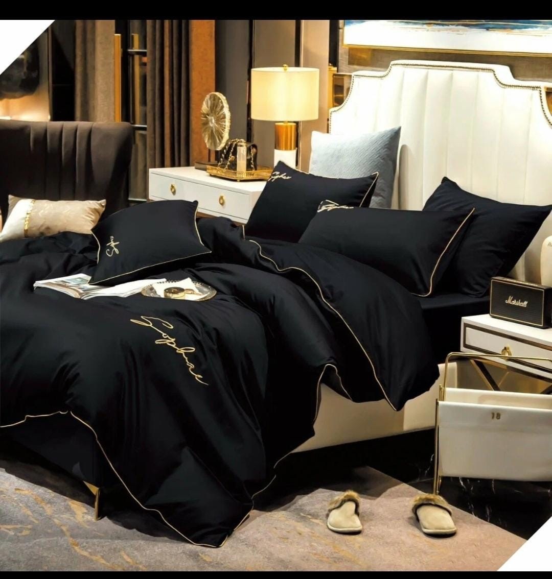 комплект постельного белья alanna,черное постельное белье,постельное белье alanna,комплект постельного белья mency,комплект постельного белья