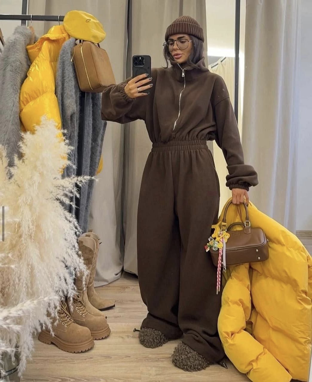 комбинезон на флисе,cпортивный костюм оверсайз,стильные костюмы,костюм на флисе