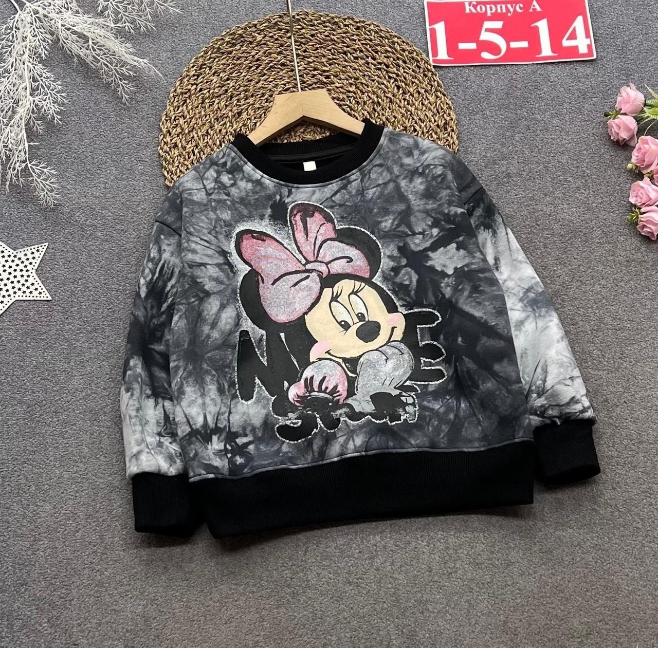 детский свитшот,детская кофта,cвитшот для девочки,свитшот для девочки минни,кофта для девочек