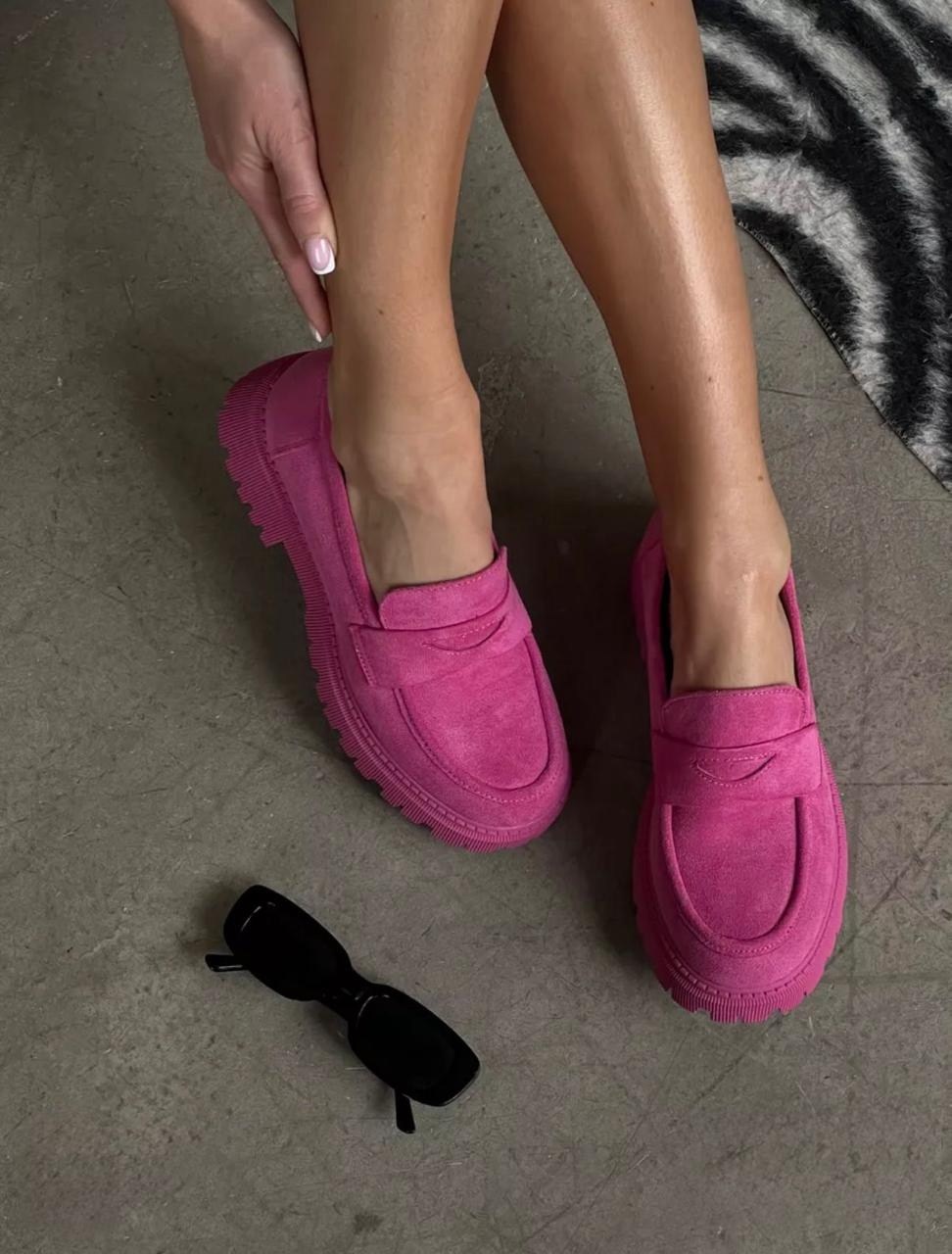 замшевые лоферы на платформе yourbox,,лоферы на платформе,женские лоферы на платформе,евромода