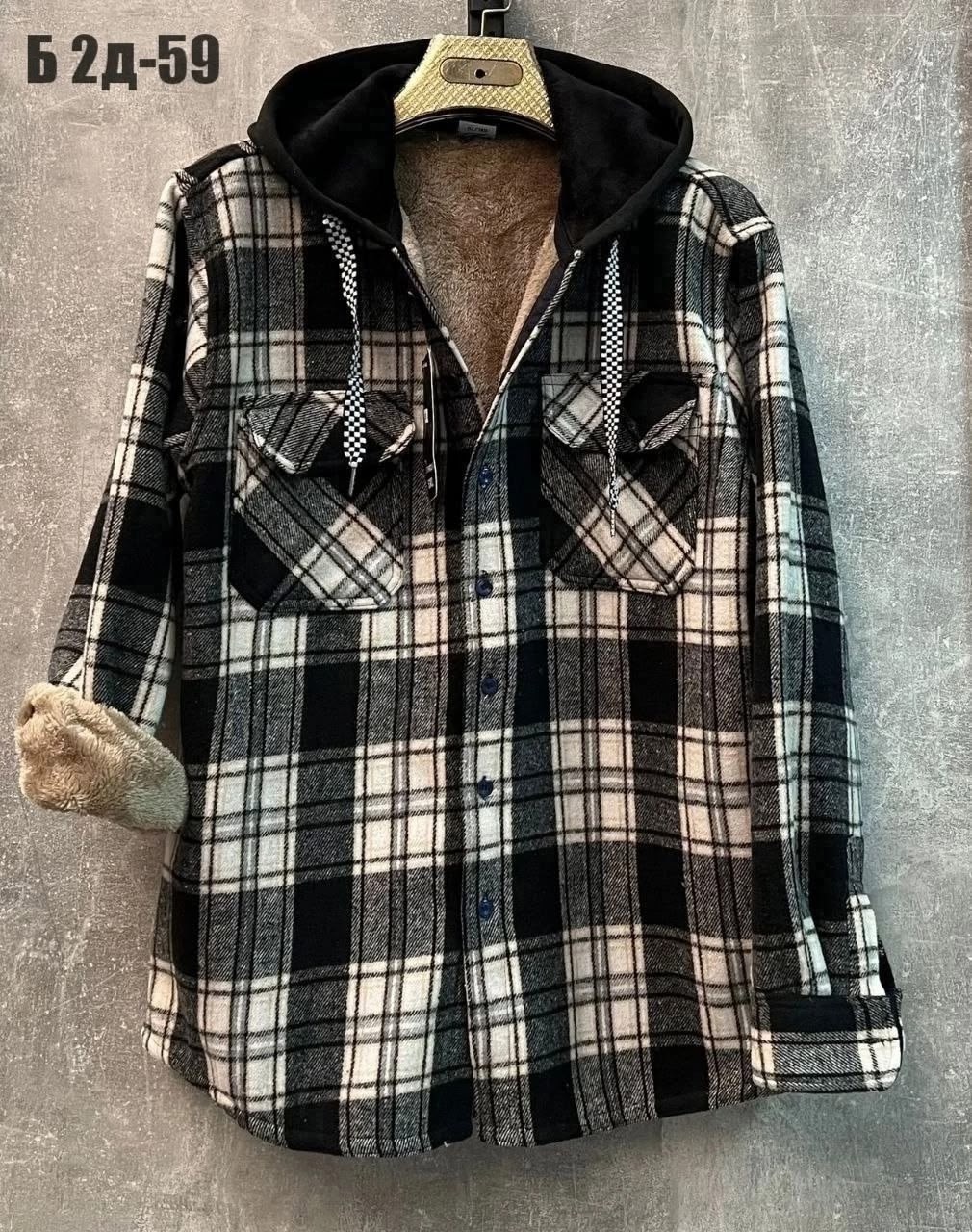 рубашка с капюшоном,рубашка на меху,теплая рубашка,рубашка в клетку с капюшоном,куртка в клетку
