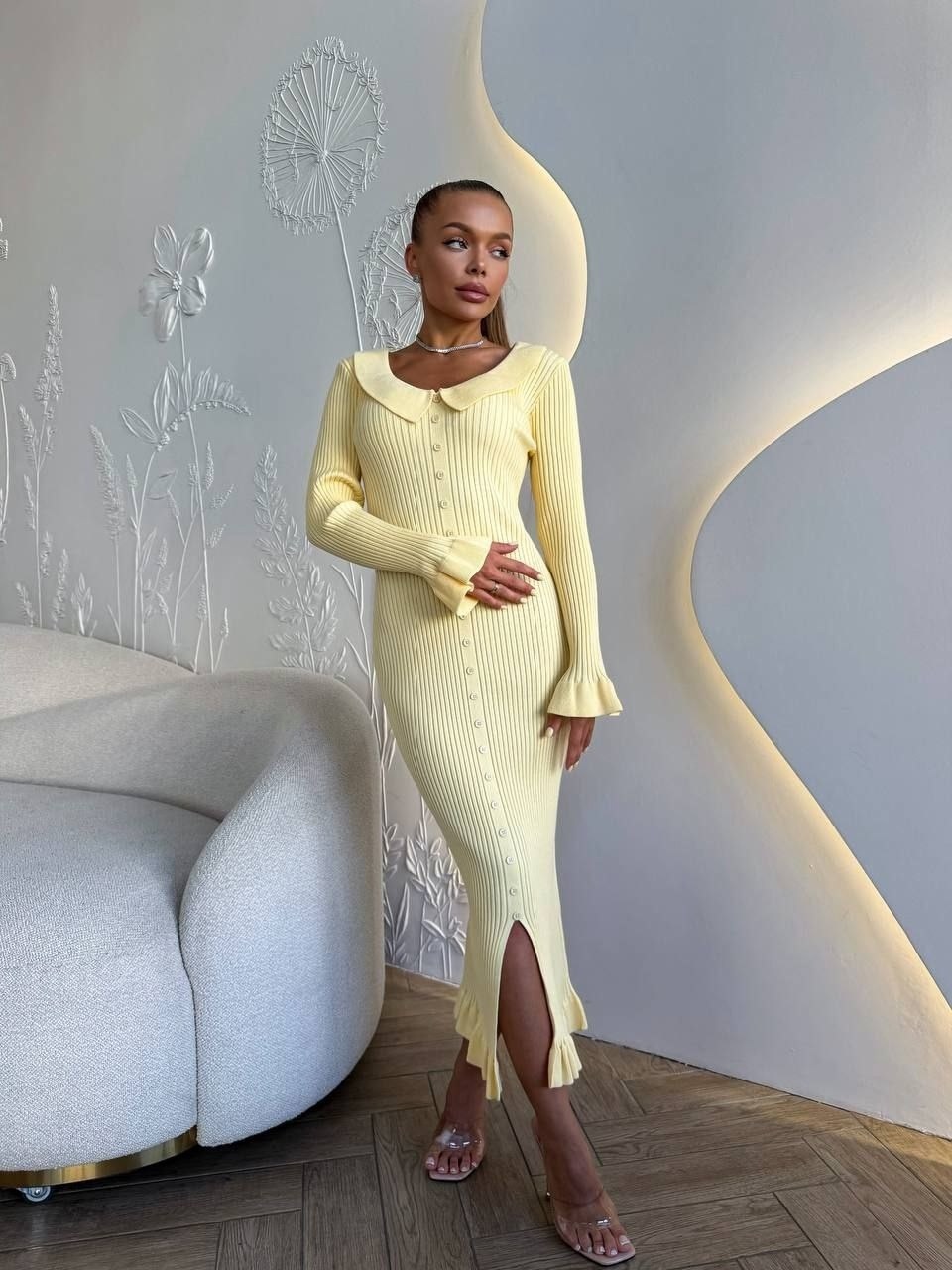 вязаные платья,трикотажное платье,трикотажные костюмы,платье вязаное женское,платье с оборками