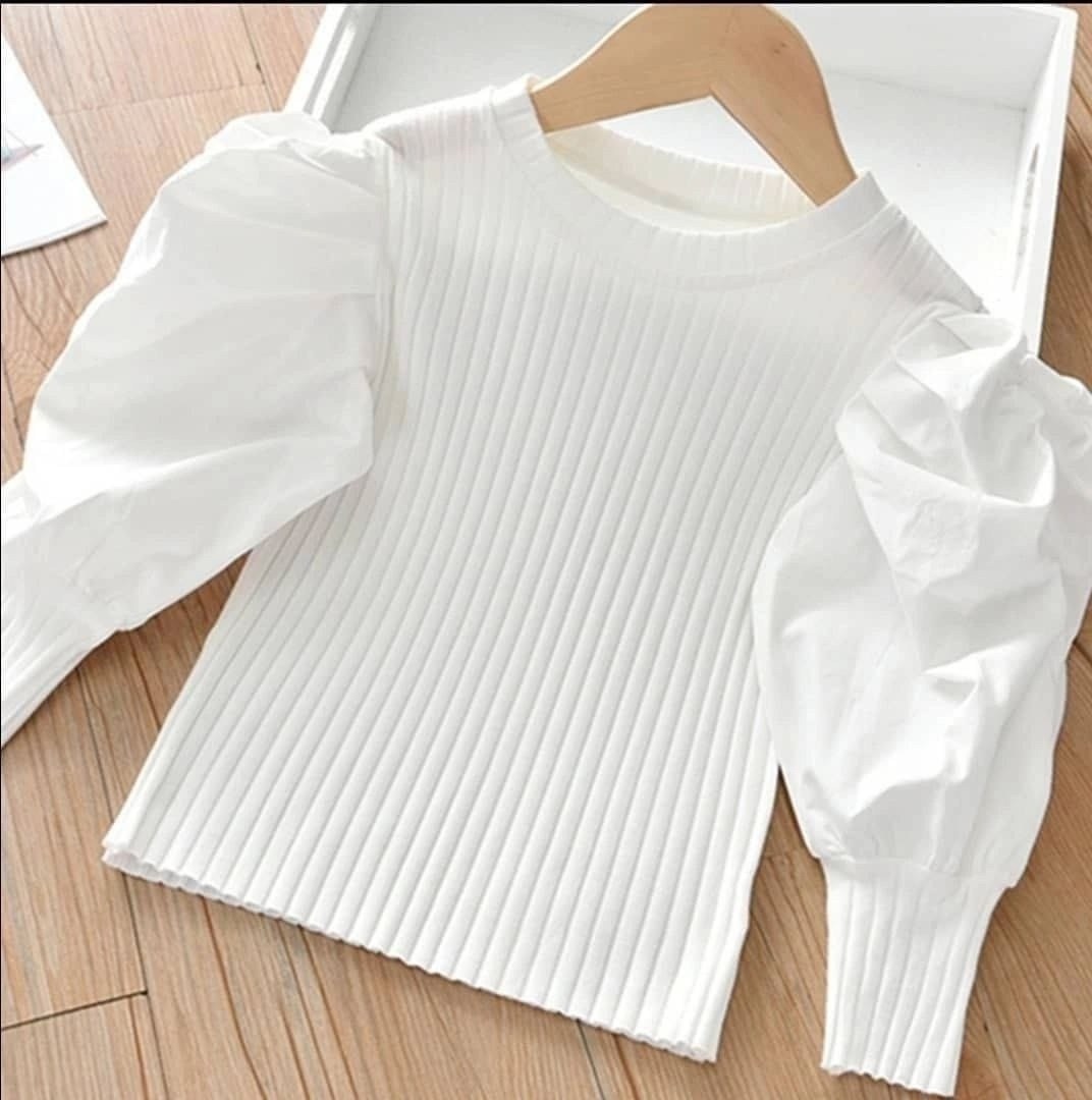 кофта рукава,ткань для блузки,блуза с объемными рукавами,блузка для девочек с длинным рукавом,блузка для девочек