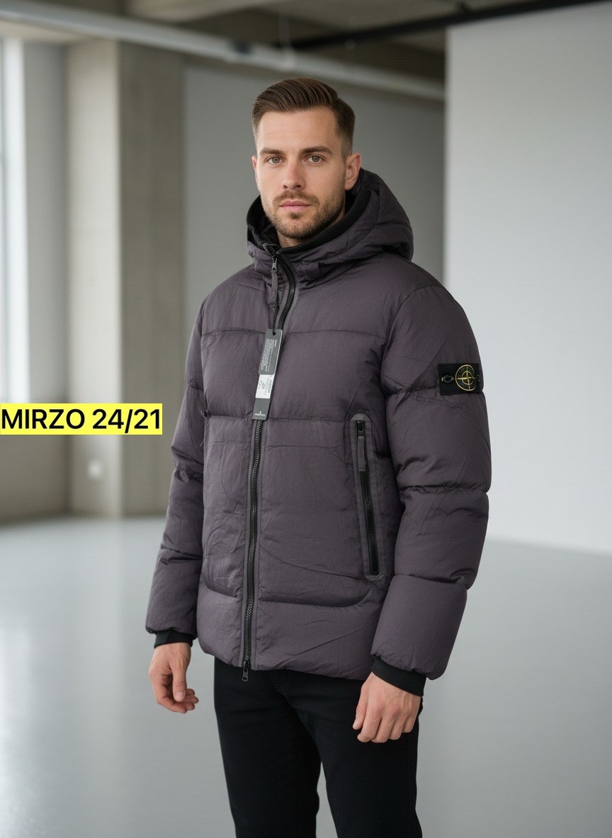 пуховик stone island,stone island,stone island crinkle reps,пуховик из мятого репса stone island,куртка