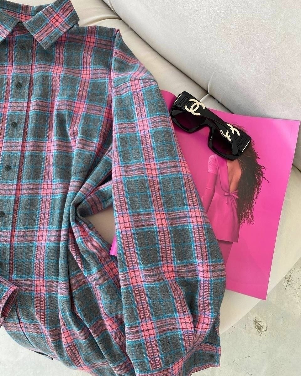рубашка в клетку женская,рубашка в клетку оверсайз женская,рубашка в клетку,клетчатая женская рубашка,клетчатая рубашка