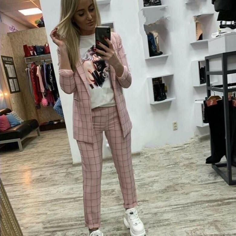 костюмы двойки,костюмы женские,костюм двойка женская,костюм в клетку женский,костюм в клетку