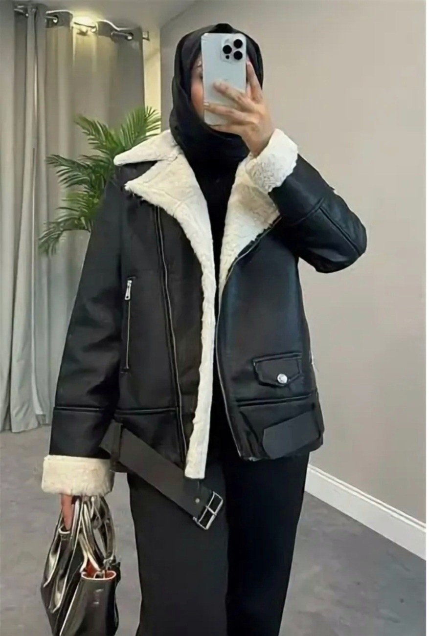 женская дубленка авиатор из экокожи,дубленка авиатор женская,дубленка авиатор 2025,дубленка женская,стильная дубленка