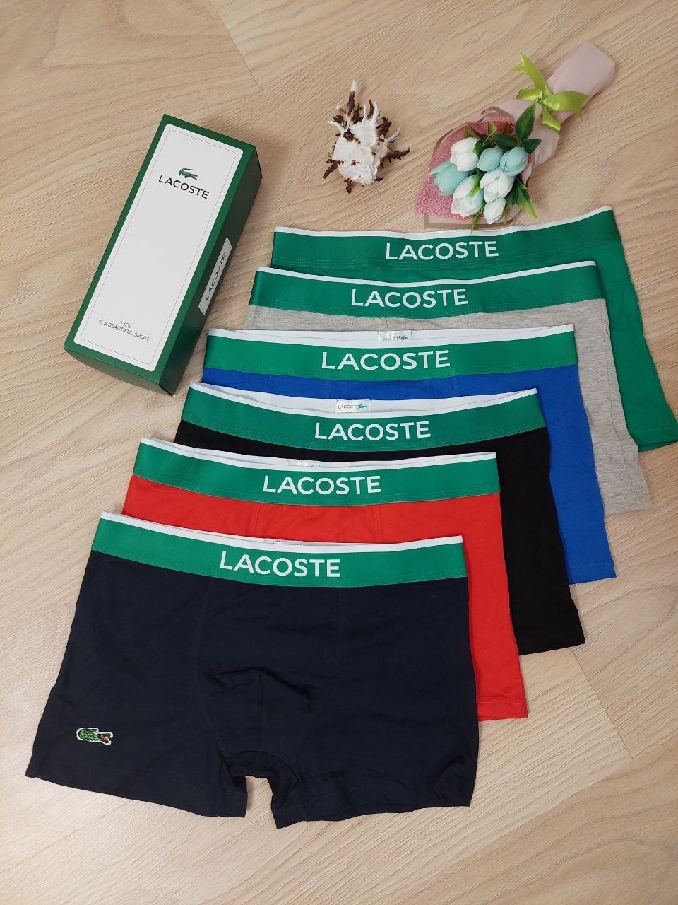 трусы мужские lacoste,комплект трусов боксеры lacoste,трусы боксеры lacoste,набор мужских трусов lacoste,трусы lacoste