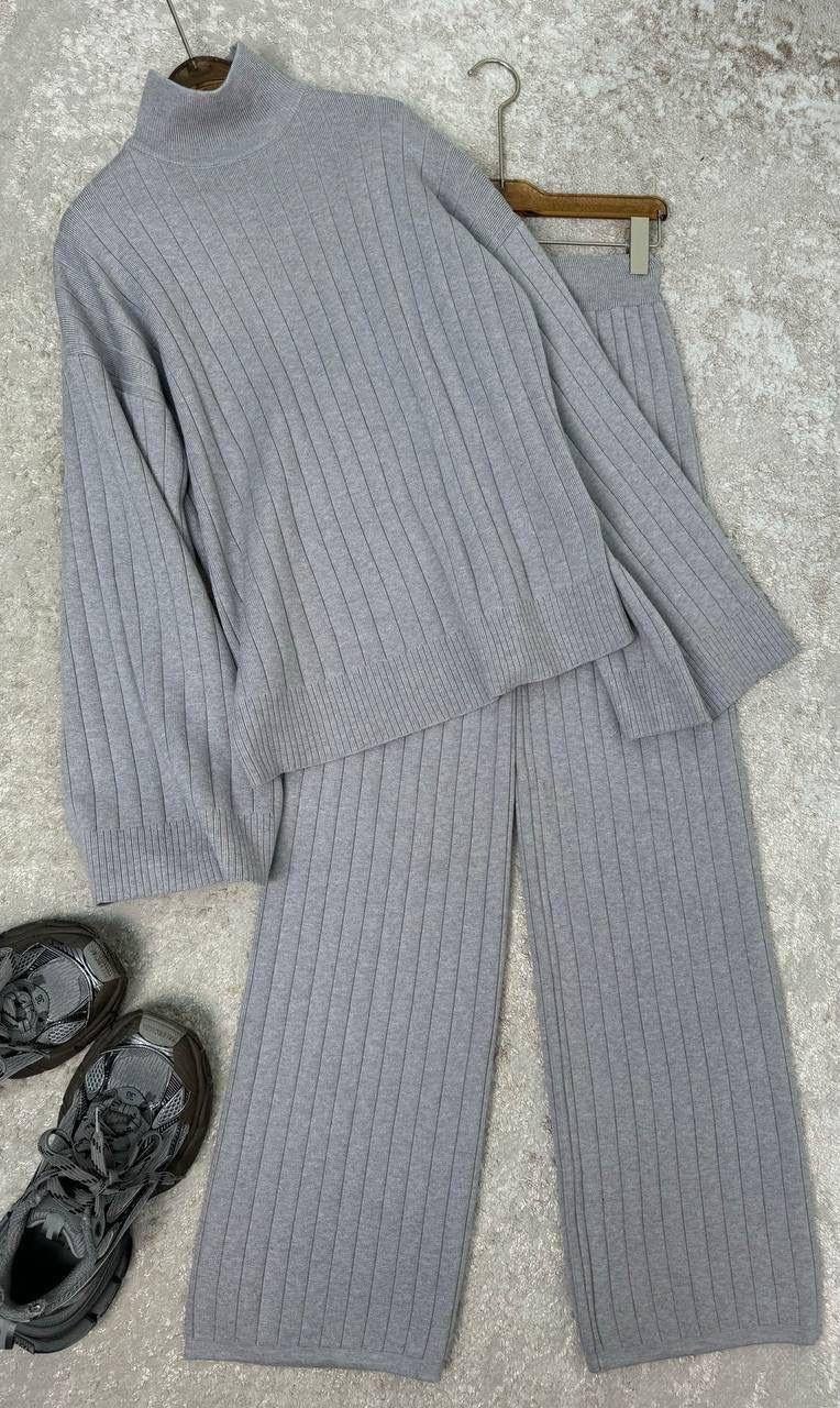 вязаные костюмы,трикотажные костюмы,стильные костюмы,трикотажный костюм с брюками палаццо женский,вязаные костюмы женские