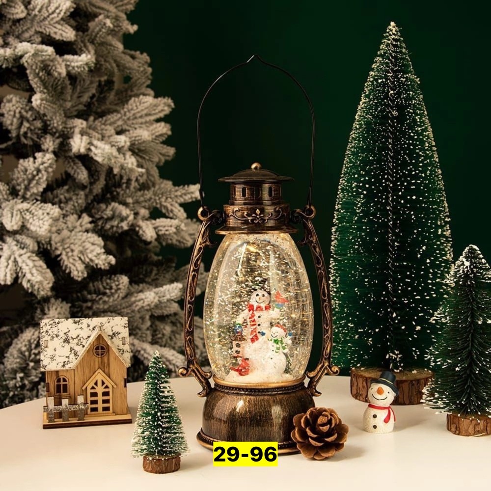 фонарь новогодний музыкальный декоративный с,фонарь новогодний музыкальный,светильник фонарь новогодний,светильник новогодний фонарь со снегом,новогодний декоративный фонарь