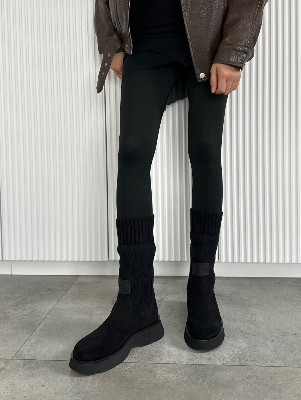 ,женские ботинки,зимняя женская ,ботинки зимние челси,замшевые ботинки