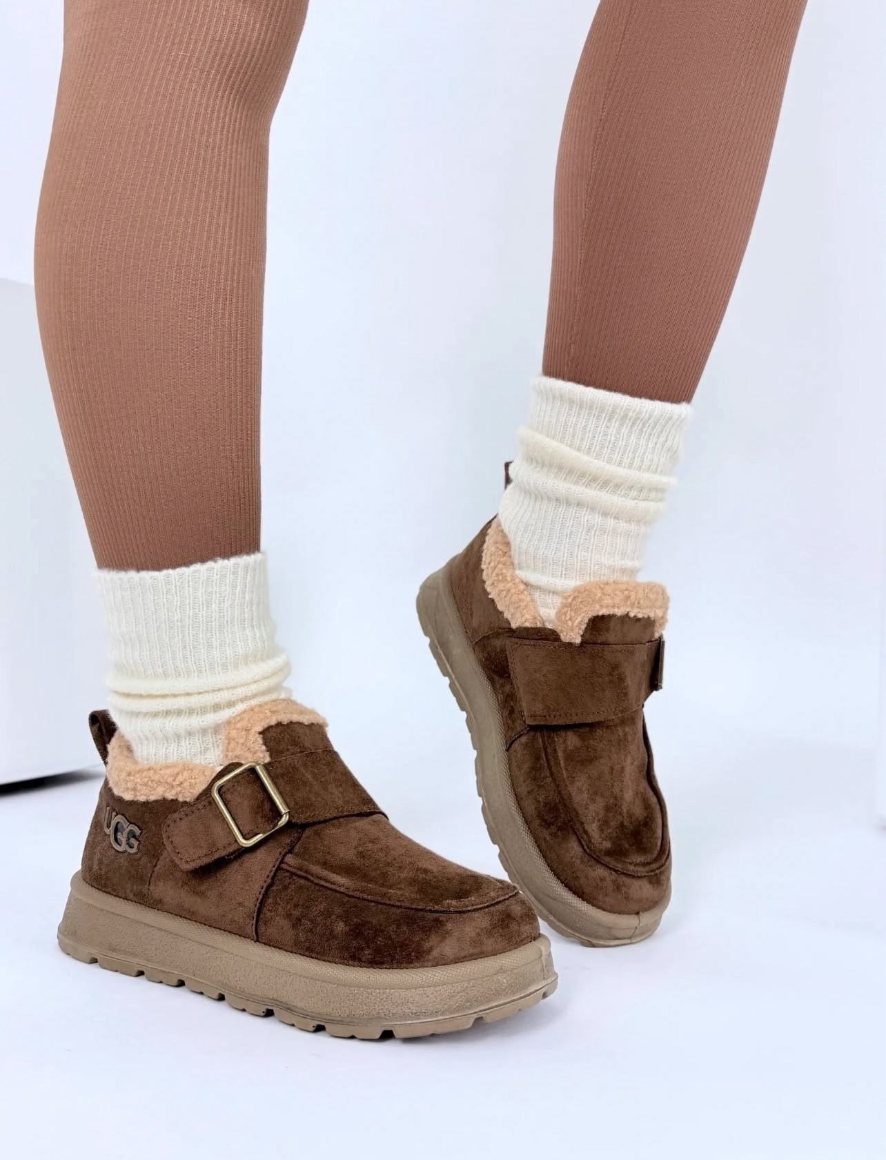 женские угги,,теплая ,меховая , повседневные