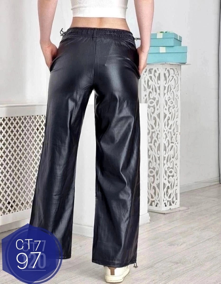 брюки женские кожаные,брюки кожаные,брюки кожаные палаццо,штаны из экокожи,кожаные штаны