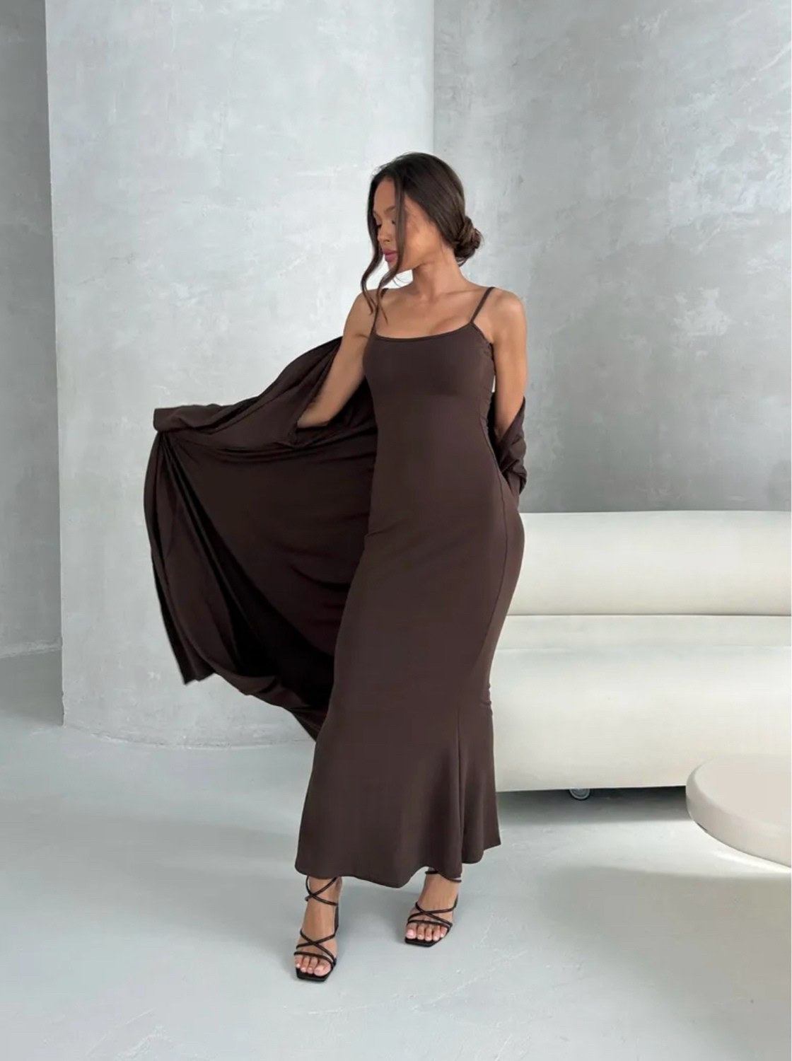 прямое платье,комплект из платья,платье идеальное,базовые платья,платье удлиненное