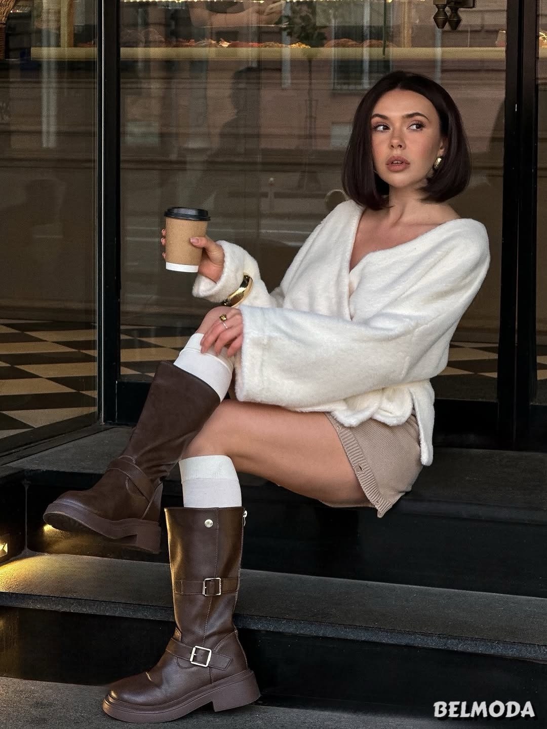 модные образы,трикотажные костюмы женские с юбкой,мода стиль,женские кардиганы