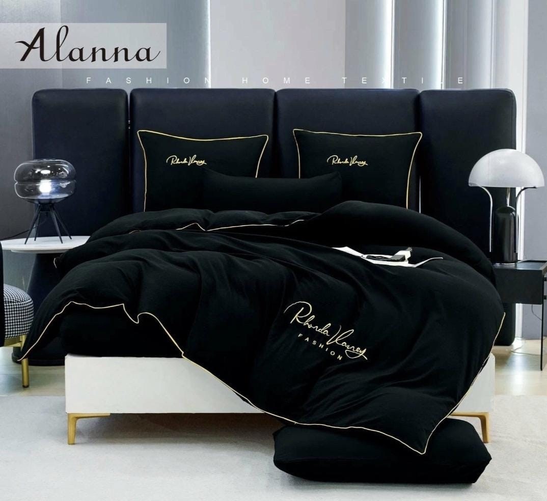 комплект постельного белья alanna,черное постельное белье,постельное белье alanna,комплект постельного белья mency,комплект постельного белья