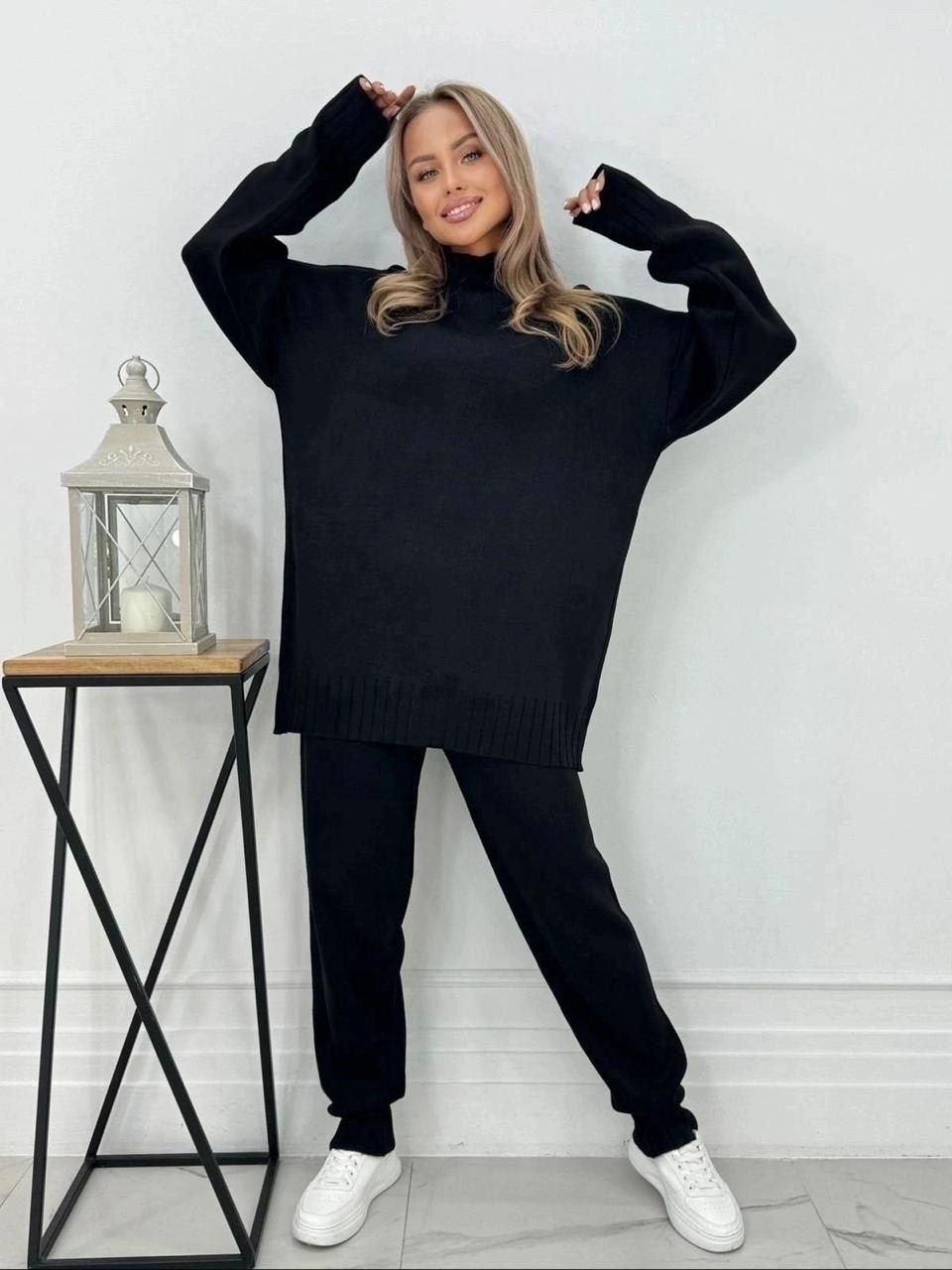 женский трикотажный костюм,трикотажный теплый костюм,теплый костюм с брюками,костюмы трикотажные,трикотажный костюм с брюкам