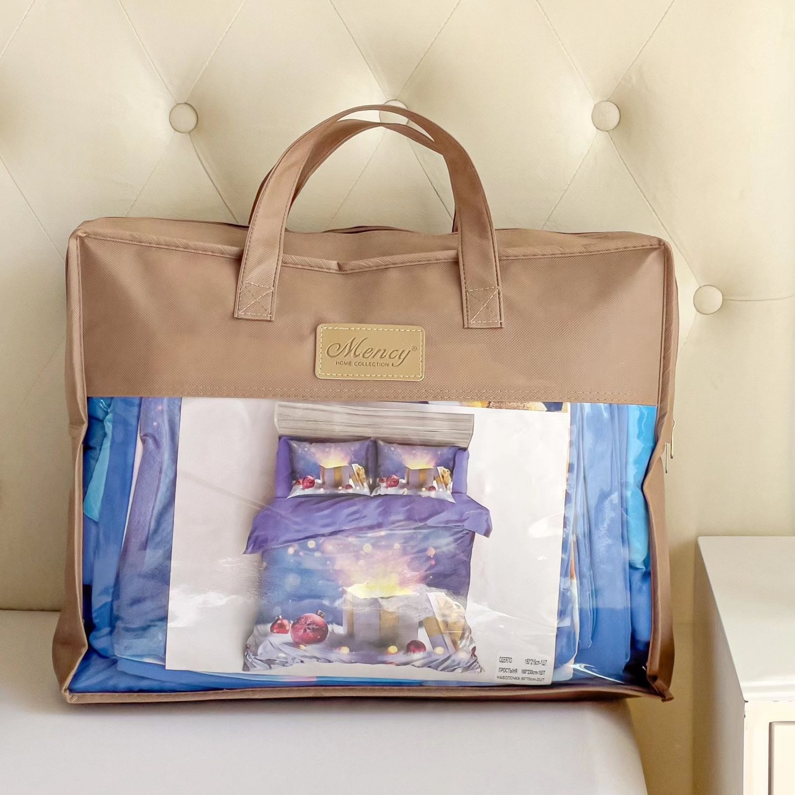 новогоднее постельное белье,новогоднее постельное бельё mency,комплект постельного белья mency,комплект постельного белья,постельное белье с новогодним принтом