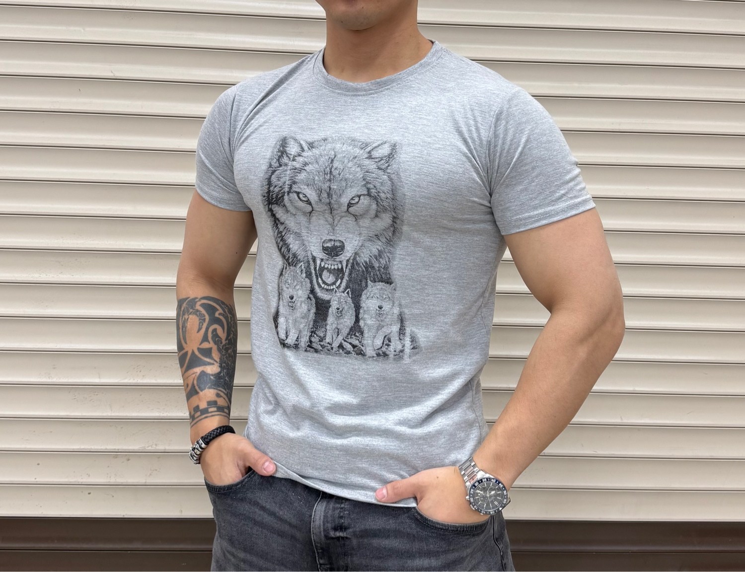 футболки для мужчин,футболки мужские,футболки мужские с принтом,футболки с волком,мужская майка