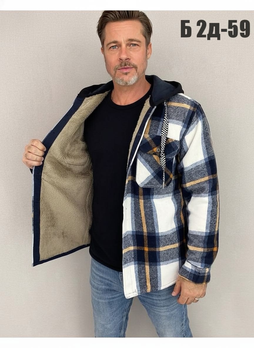 мужская клетчатая рубашка,рубашка в клетку мужская,рубашка с капюшоном,рубашка мужская с капюшоном,рубашка на меху