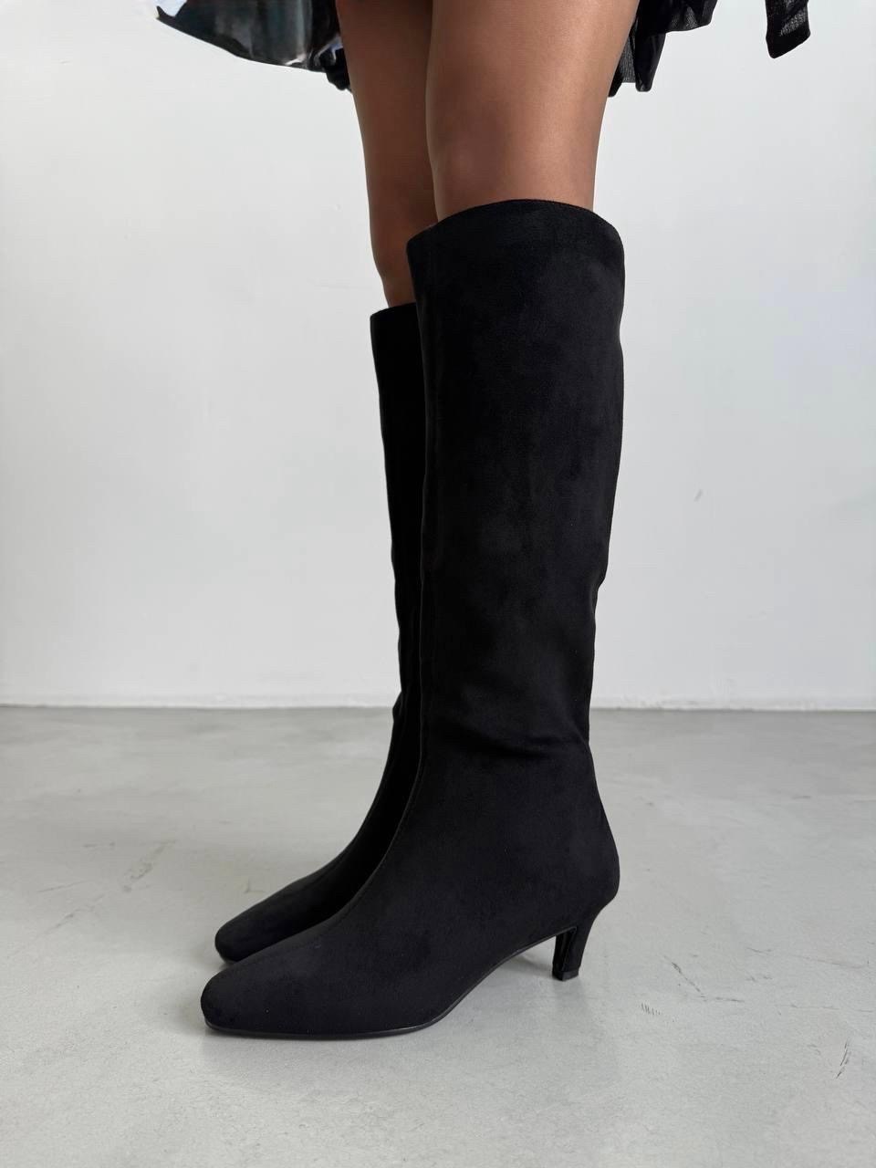 замшевые сапоги,сапоги демисезонные,сапоги на каблуке замшевые,сапоги демисезонные на каблуке,высокие сапоги