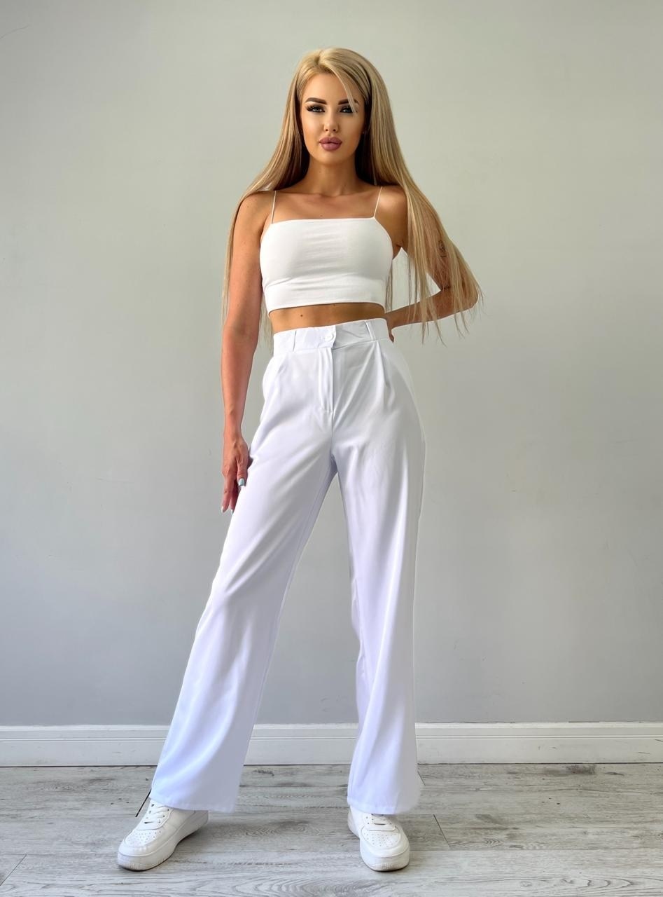 брюки белые,брюки палаццо,широкие брюки,женский брюки,брюки с широкими штанинами