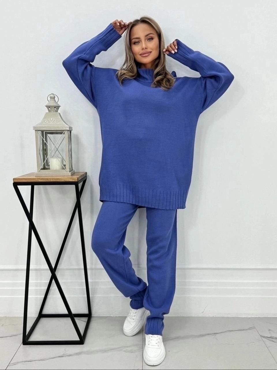 женский трикотажный костюм,трикотажный теплый костюм,теплый костюм с брюками,костюмы трикотажные,трикотажный костюм с брюкам