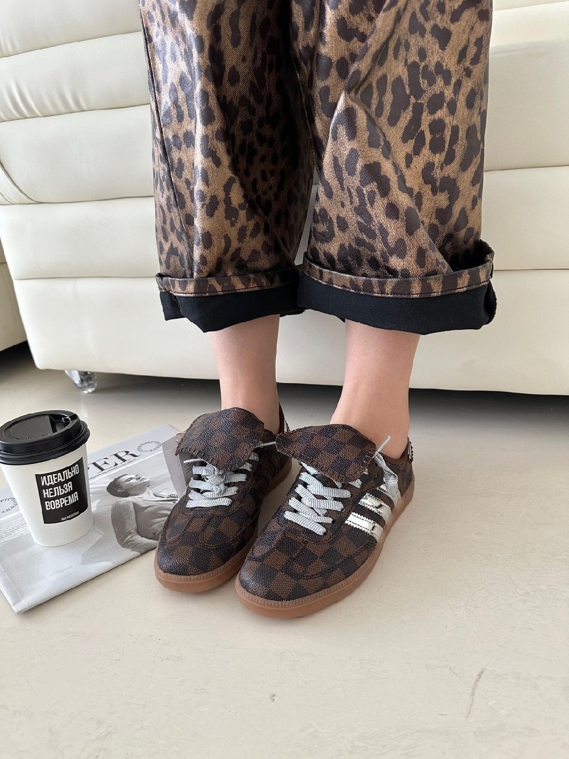 ,коричневые кеды луи виттон, женская,луи виттон кеды,кроссовки женскиe