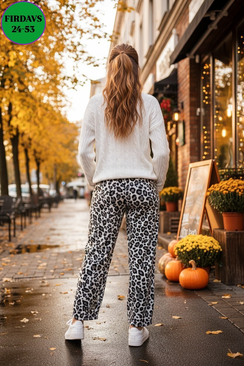 брюки женские,брюки широкие,леопардовые брюки,трикотажные брюки,повседневные брюки