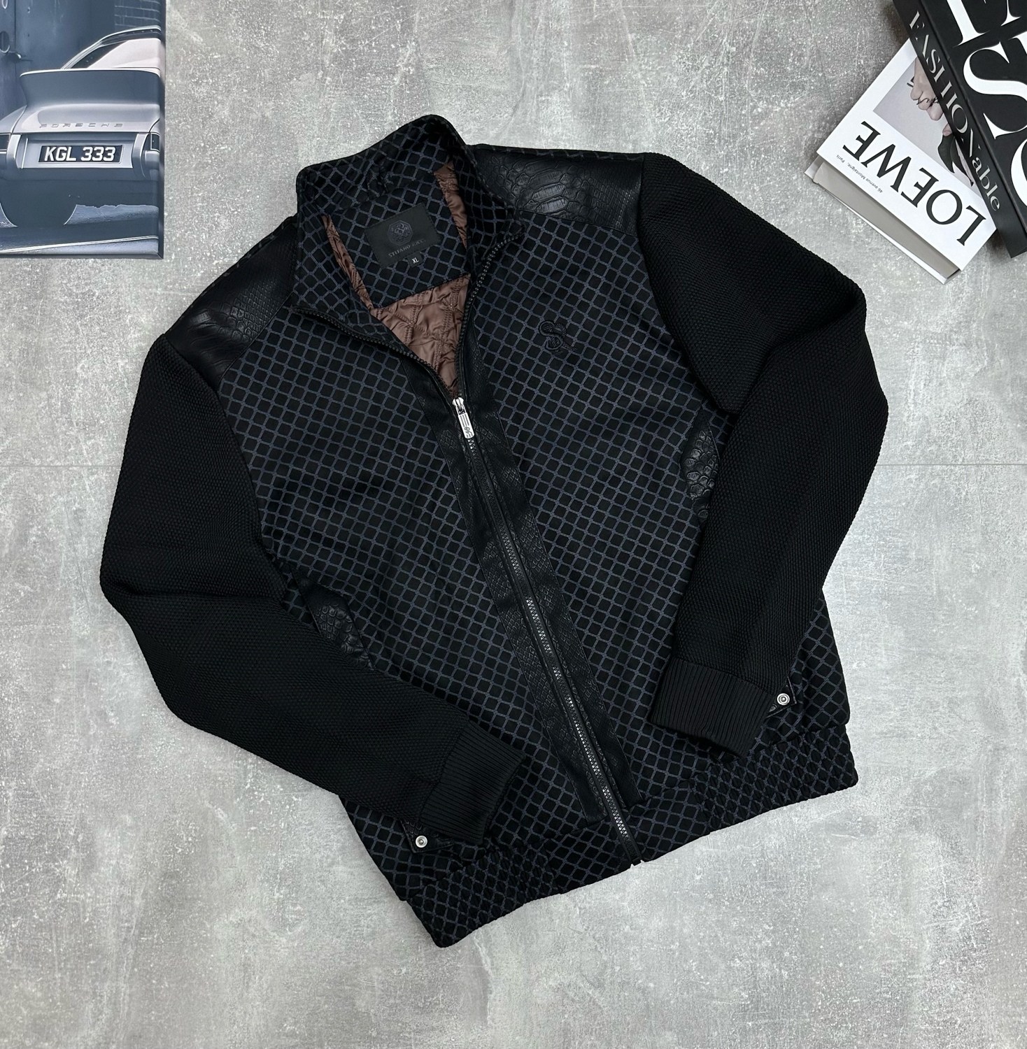 кожаная куртка мужская,мужская куртк,кожаная куртка,куртка из питона мужская,стеганая куртка