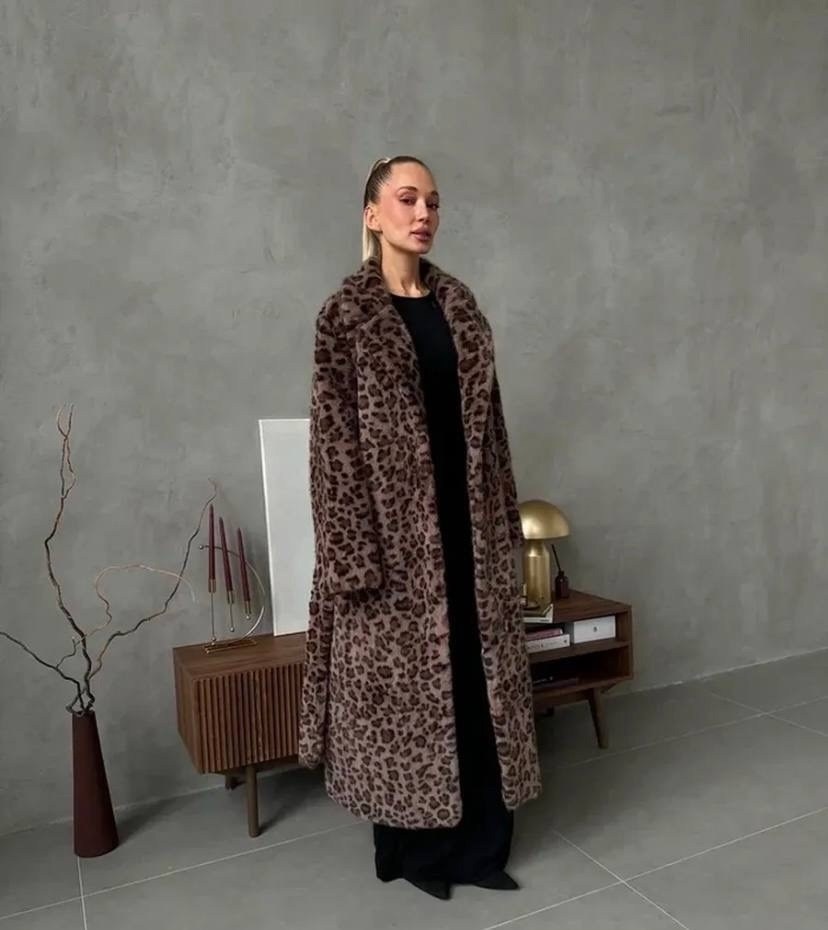 шуба женская искусственная леопардовая,шуба леопард,шуба леопардовая,искусственная шуба,пальто леопардовое