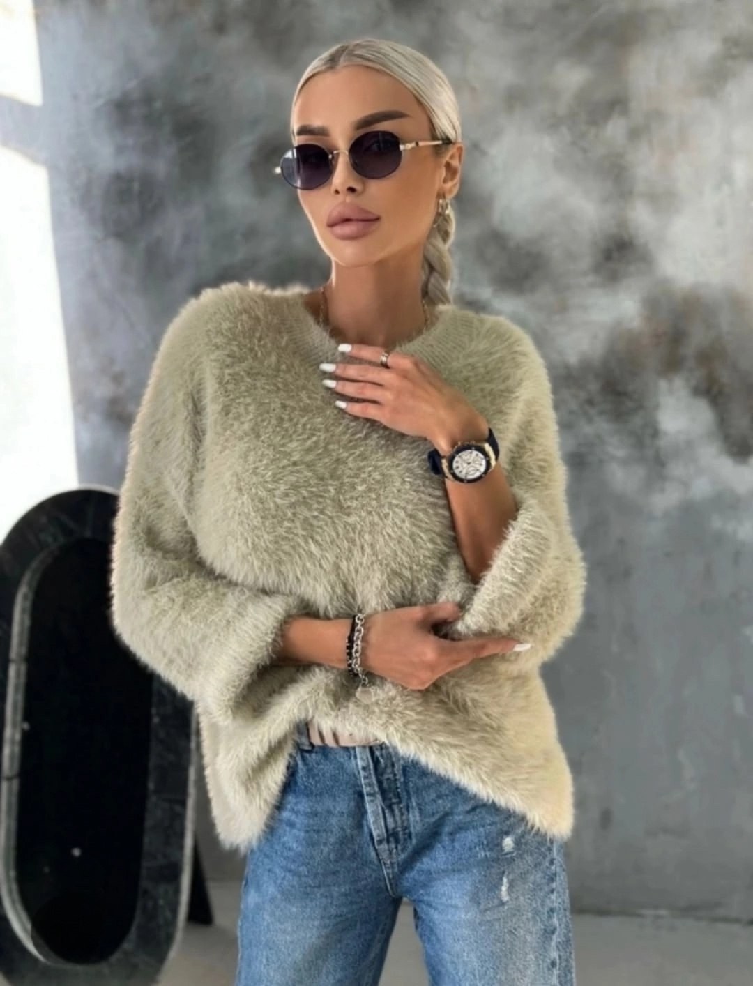 свитер из мохера,джемпер теплый,розовый джемпер,свитер,вязаный пуловер