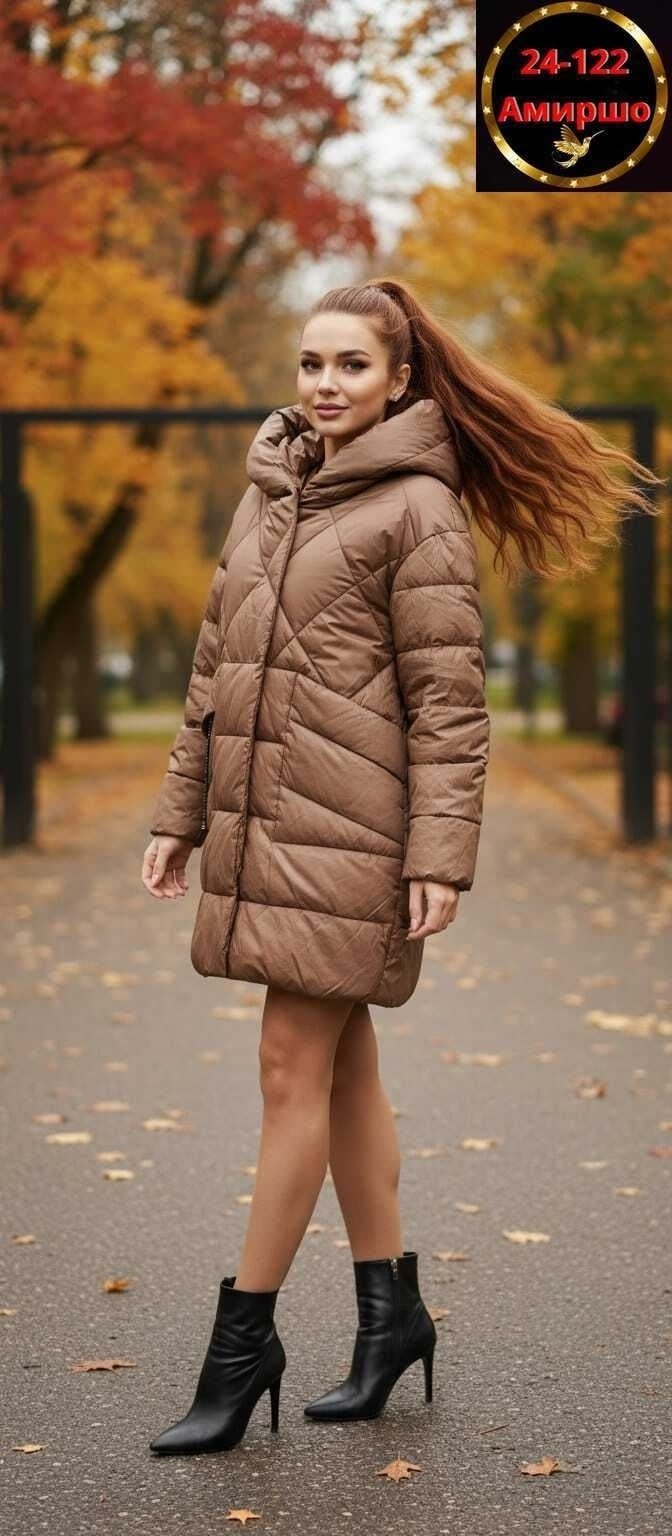 стильные пуховики,женский пуховик,пуховик,пуховик бежевый,пуховик удлиненный