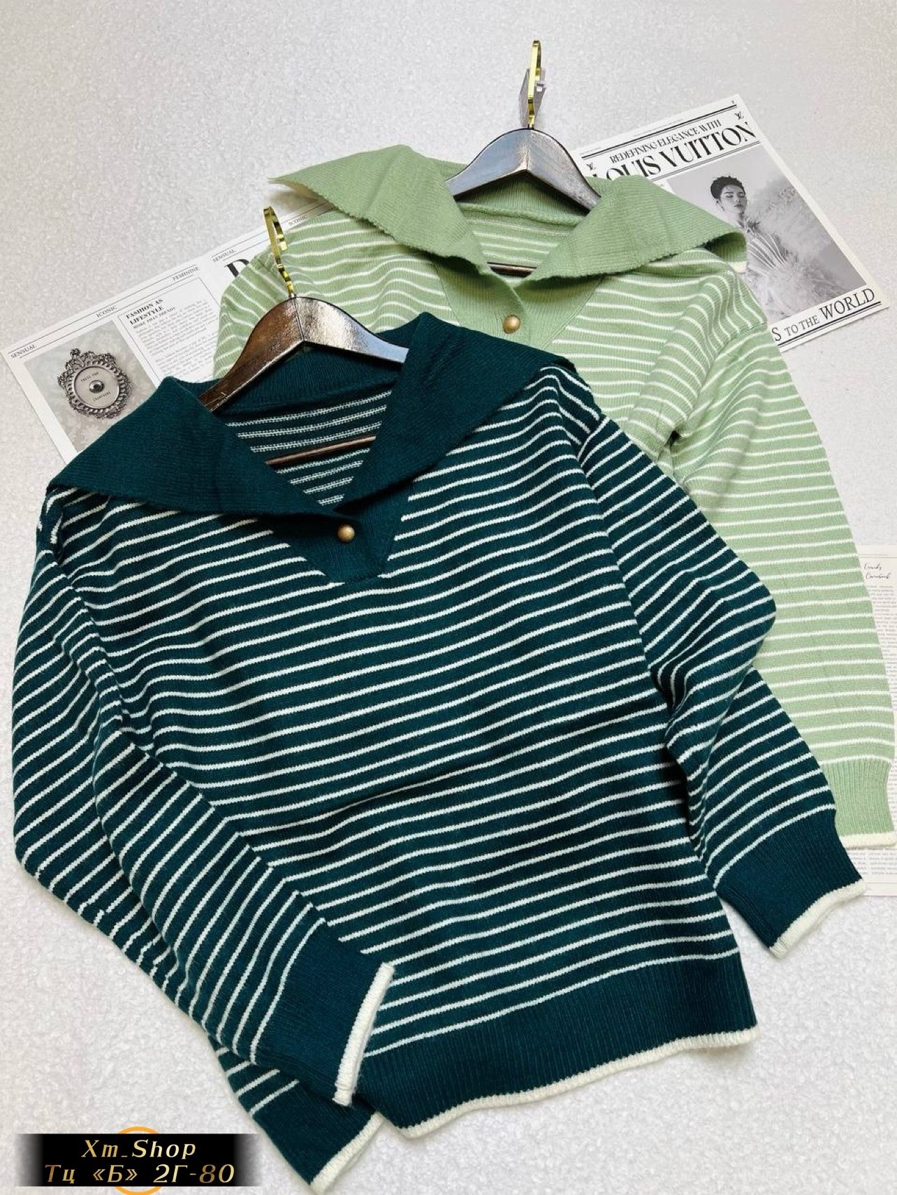 женский свитер в полоску,женский пуловер в полоску,джемпер в полоску с воротником,свитер с воротником,модные свитера