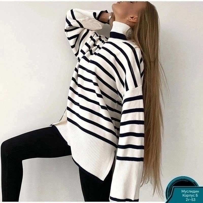 свитера женские,свитер женский в полоску,кофта женская,свитер женский кофта,модная кофта