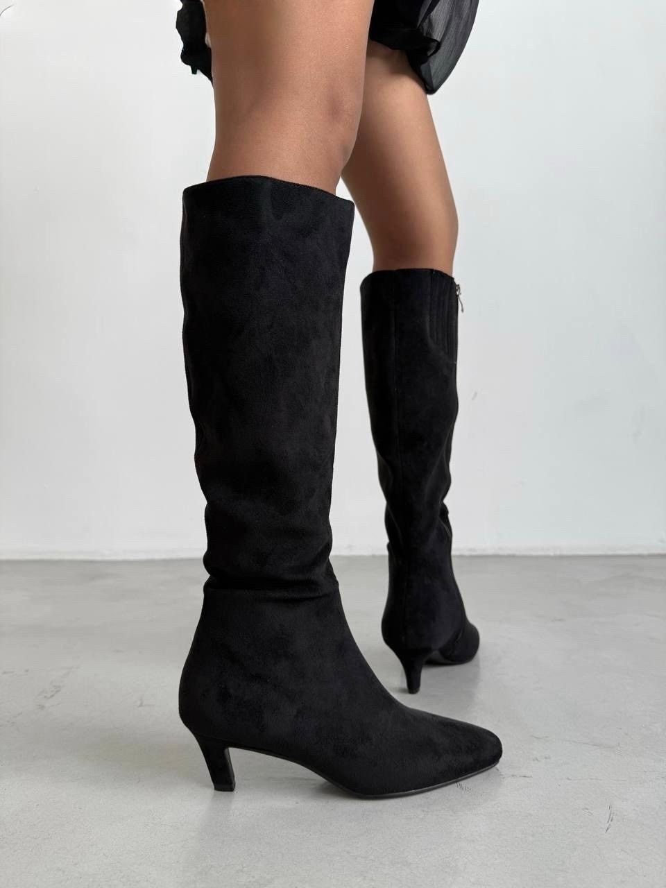 замшевые сапоги,сапоги демисезонные,сапоги на каблуке замшевые,сапоги демисезонные на каблуке,высокие сапоги