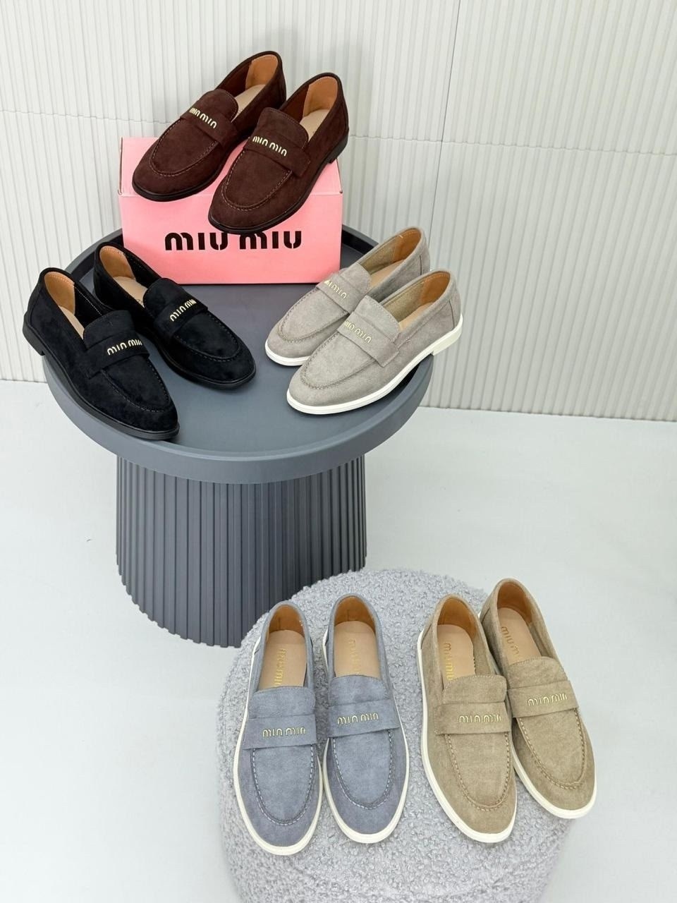 лоферы miu miu,, miu miu, женская,туфли miu miu