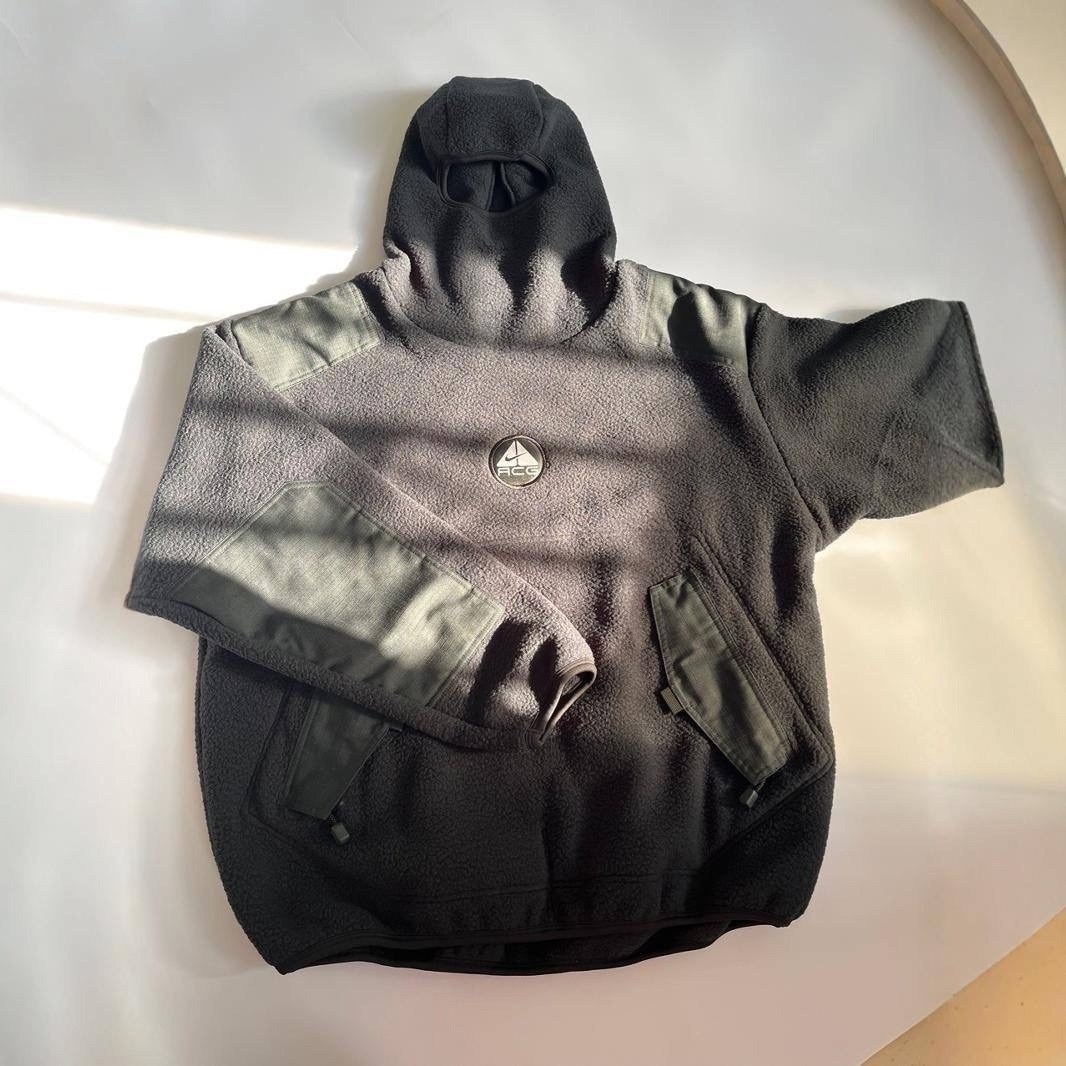 nike acg ninja fleece,костюм стиль,худи балаклава,мужская уличная одежда