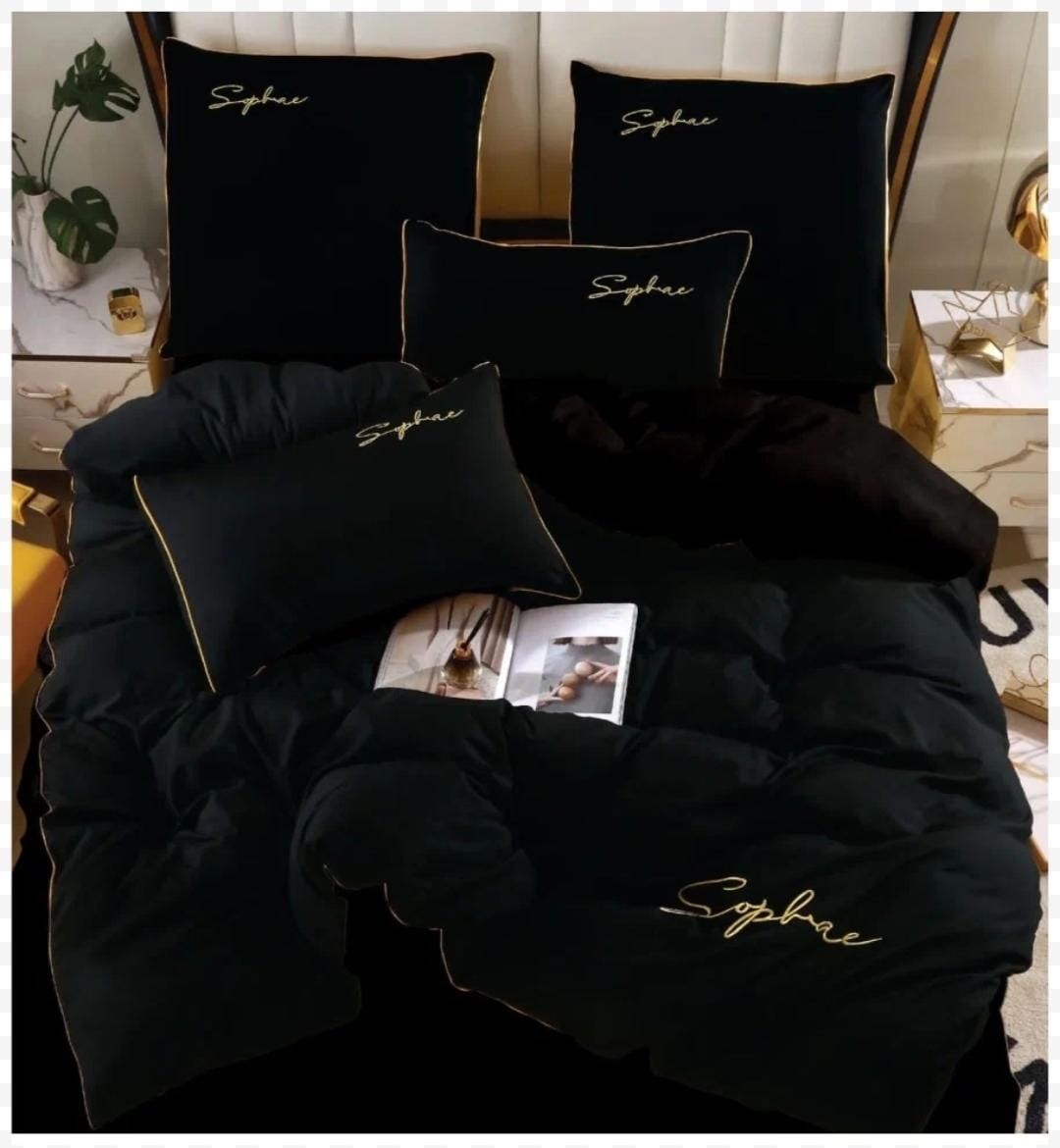 комплект постельного белья alanna,черное постельное белье,постельное белье alanna,комплект постельного белья mency,комплект постельного белья