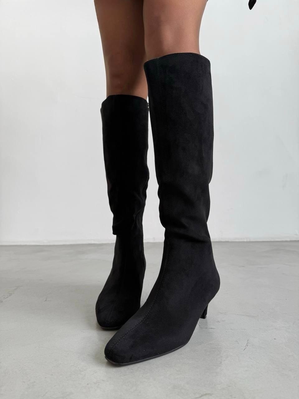 замшевые сапоги,сапоги демисезонные,сапоги на каблуке замшевые,сапоги демисезонные на каблуке,высокие сапоги