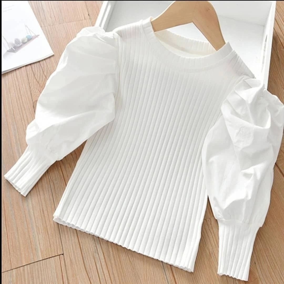 кофта рукава,ткань для блузки,блуза с объемными рукавами,блузка для девочек с длинным рукавом,блузка для девочек