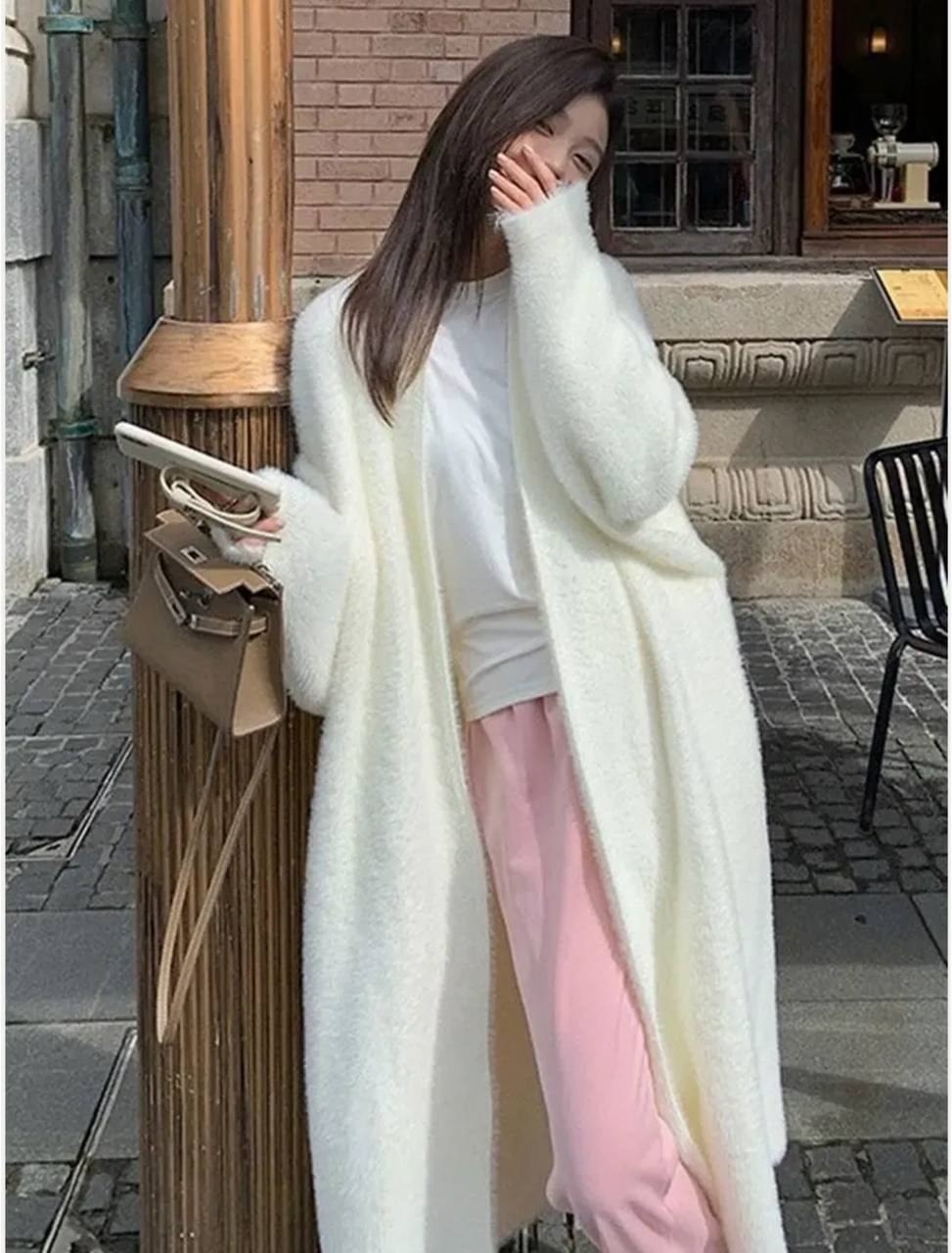 длинный кардиган,пушистый кардиган,кардиган,длинный кардиган женский,удлиненный кардиган