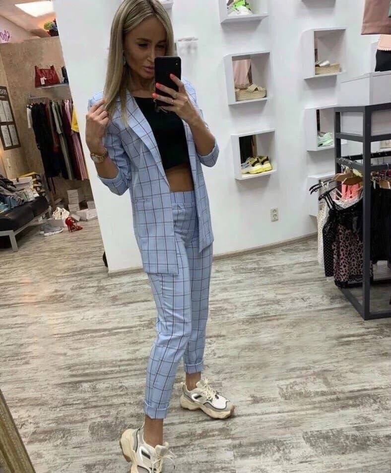 костюмы двойки,костюмы женские,костюм двойка женская,костюм в клетку женский,костюм в клетку