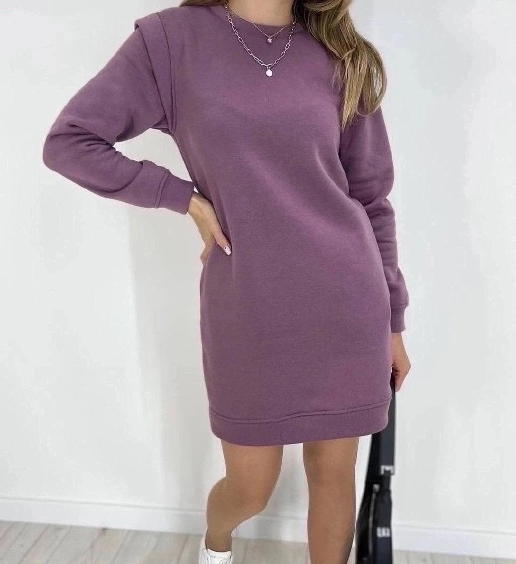 платье флис,теплое платье,платье спортивного стиля,трикотажное спортивное платье,платье теплое женское