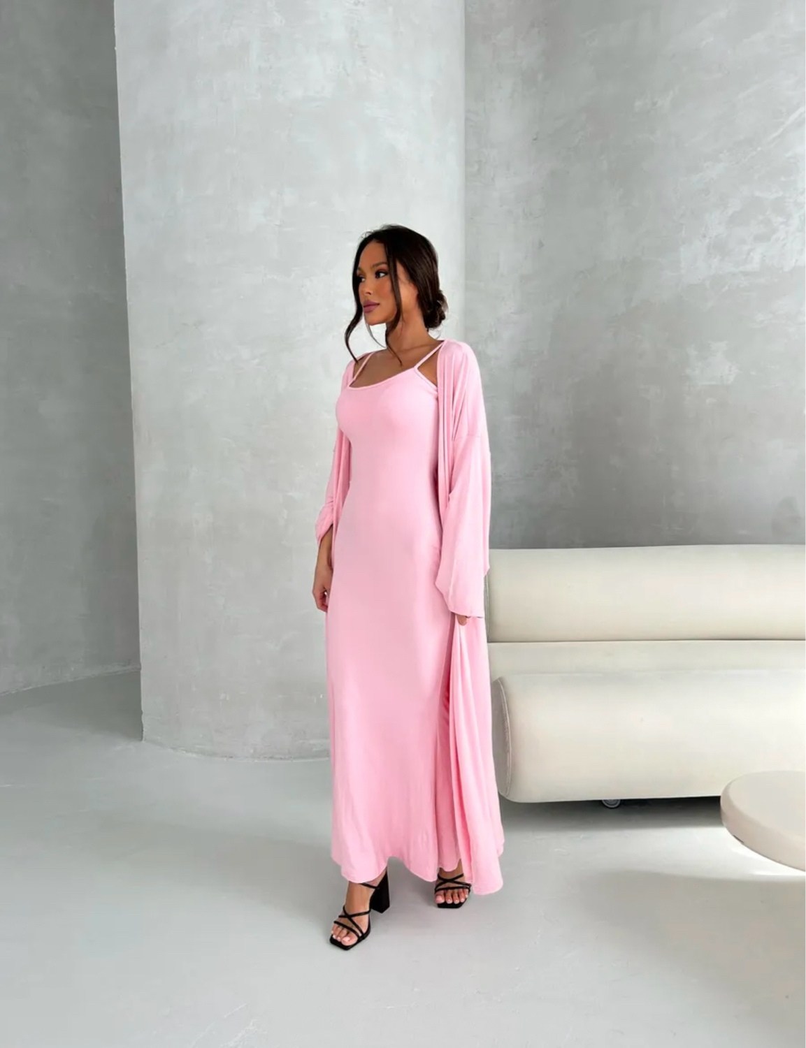 прямое платье,комплект из платья,платье идеальное,базовые платья,платье удлиненное